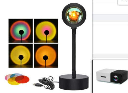 Load image into Gallery viewer, Sunset Projection Lamp Sunset Projector Night Light Wall Decoration Lighting 2668south
