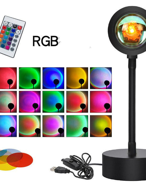 Load image into Gallery viewer, Sunset Projection Lamp Sunset Projector Night Light Wall Decoration Lighting 2668south
