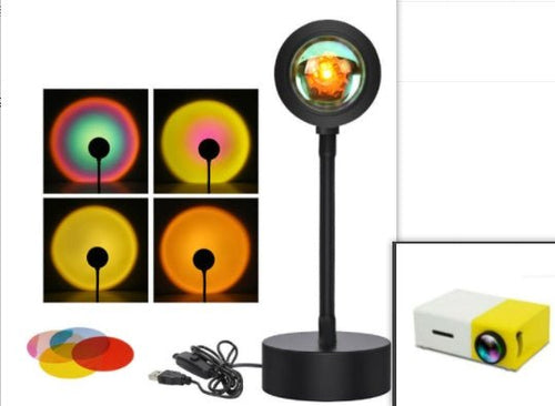 Load image into Gallery viewer, Sunset Projection Lamp Sunset Projector Night Light Wall Decoration Lighting 2668south
