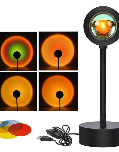 Load image into Gallery viewer, Sunset Projection Lamp Sunset Projector Night Light Wall Decoration Lighting 2668south
