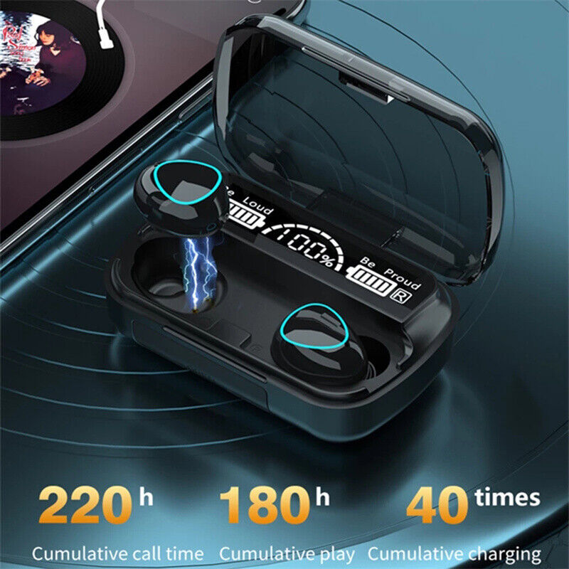 TWS Wireless Earbuds Bluetooth 5.0 Waterproof Headset Headphones Bluetooth Earphones Sport Waterproof Headset 2668south