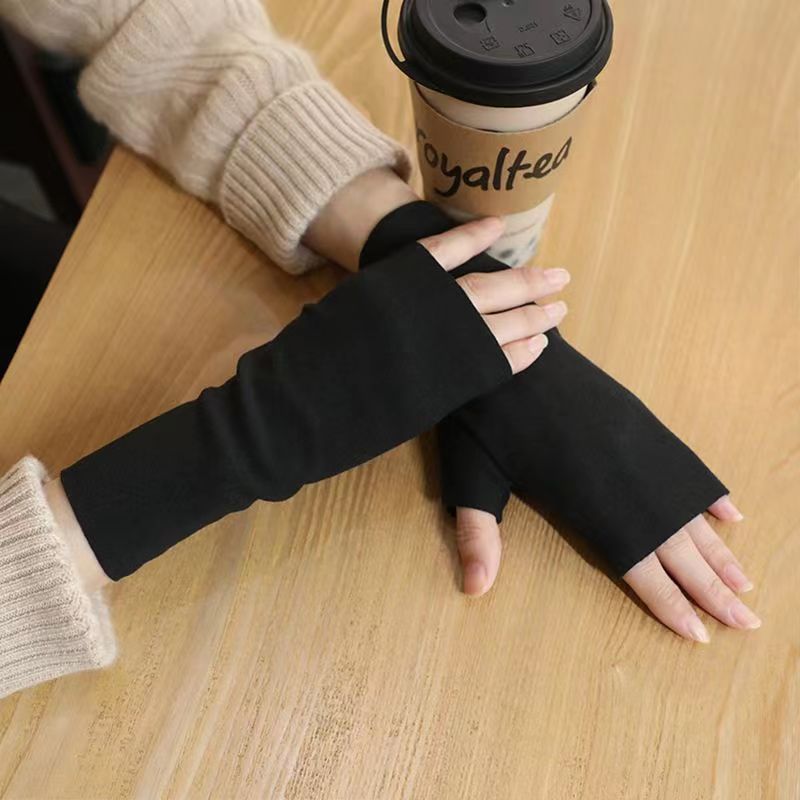 Thermal Gloves Women's Self-heating Dralon Fingerless Gloves 2668south