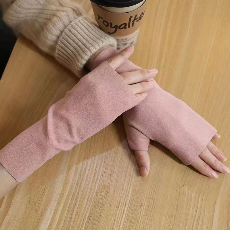 Thermal Gloves Women's Self-heating Dralon Fingerless Gloves 2668south