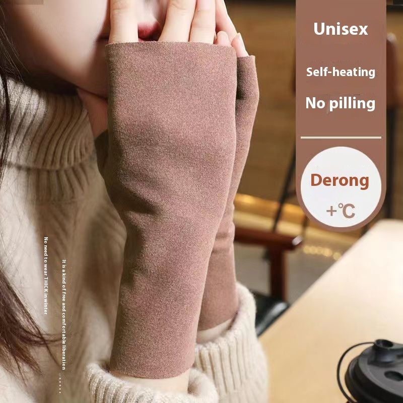 Thermal Gloves Women's Self-heating Dralon Fingerless Gloves 2668south