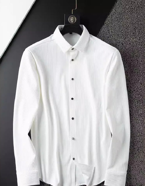 Load image into Gallery viewer, Thin Non-ironing Anti-wrinkle Perma Press Business Casual White Shirt 2668south
