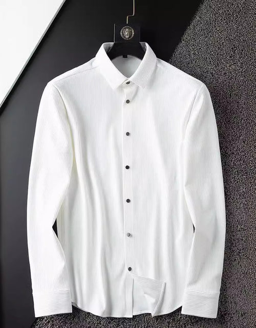 Load image into Gallery viewer, Thin Non-ironing Anti-wrinkle Perma Press Business Casual White Shirt 2668south
