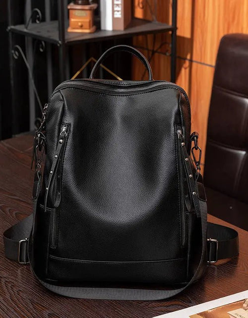 Load image into Gallery viewer, Trendy Backpack Women&#39;s Fashionable PU Soft Leather 2668south
