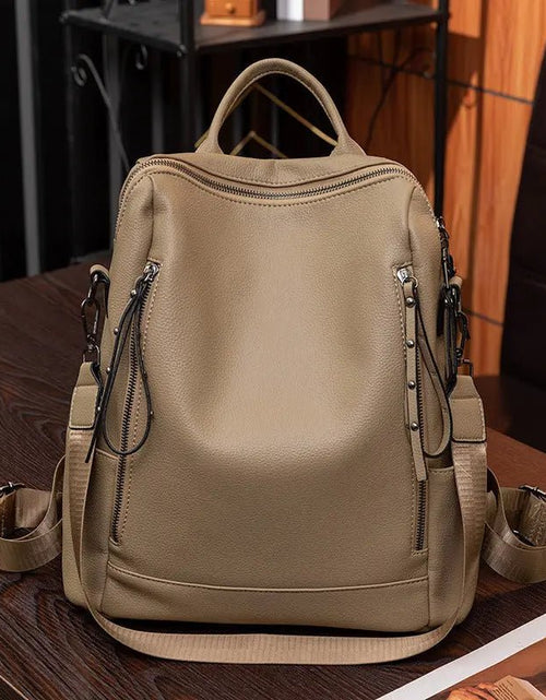 Load image into Gallery viewer, Trendy Backpack Women&#39;s Fashionable PU Soft Leather 2668south
