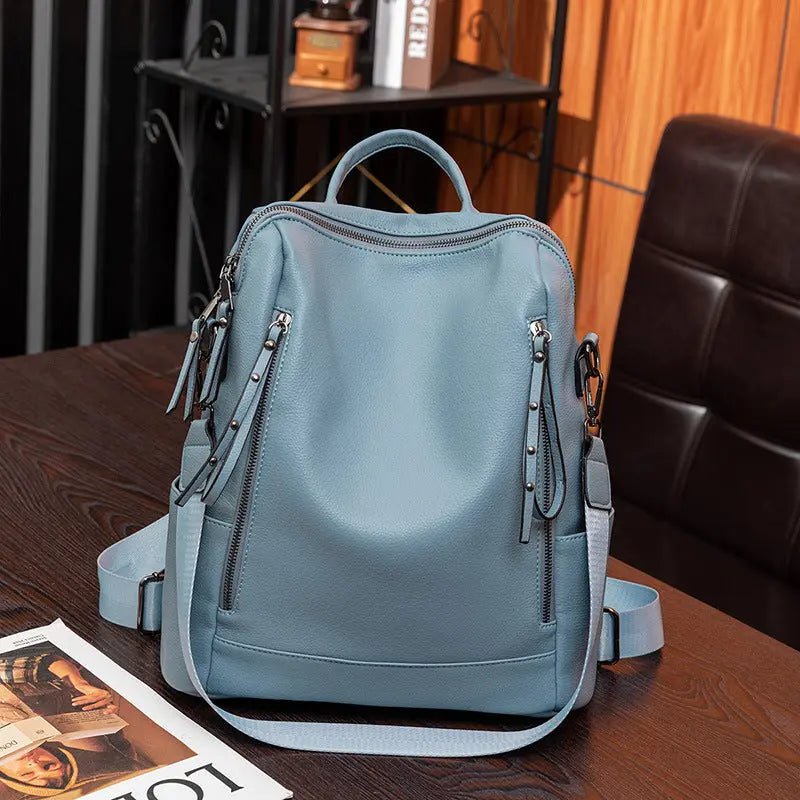 Trendy Backpack Women's Fashionable PU Soft Leather 2668south