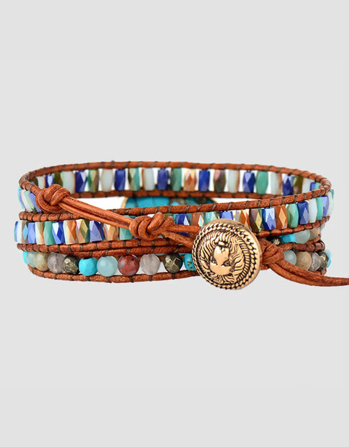 Load image into Gallery viewer, Triple-Layer Natural Stone Bracelet 2668south
