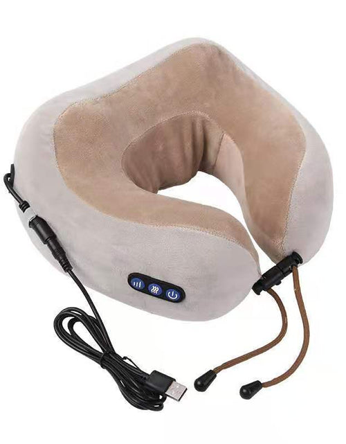 Load image into Gallery viewer, U Shaped Massage Pillow Neck Massage Device Electric Neck Massager Apparatus Shoulder Back Cervical Massager For Body Relaxation 2668south
