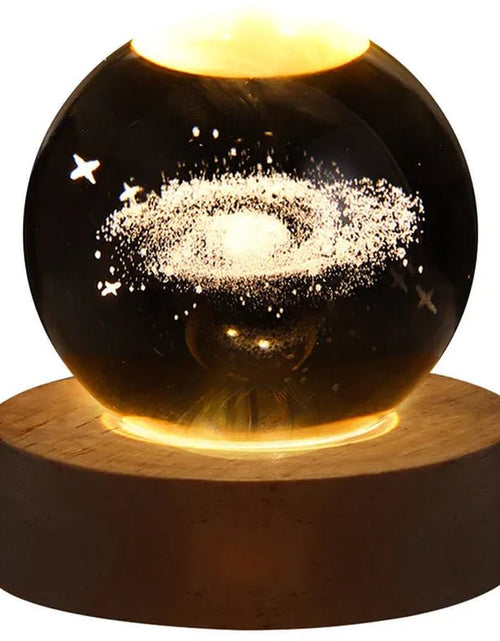 Load image into Gallery viewer, USB LED Night Light, Galaxy Crystal Ball Lamp, 3D Planet Moon Lamp, Home Decoration 2668south
