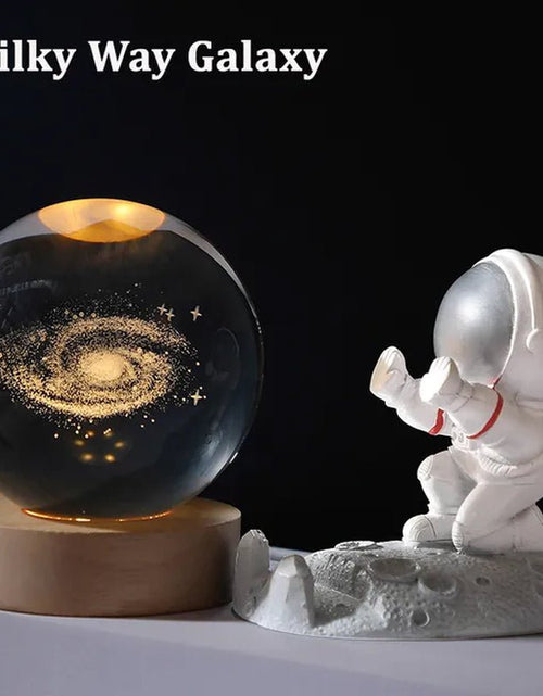 Load image into Gallery viewer, USB LED Night Light, Galaxy Crystal Ball Lamp, 3D Planet Moon Lamp, Home Decoration 2668south
