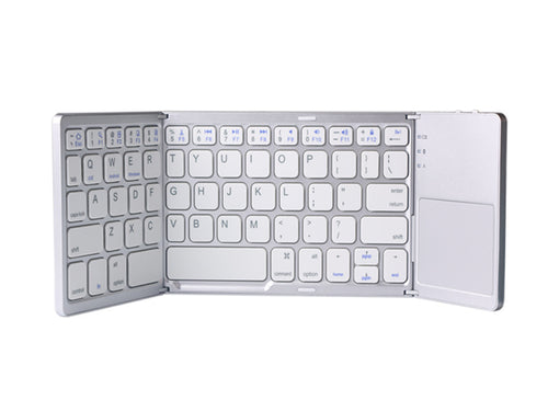 Load image into Gallery viewer, Ultra-thin Tri-fold Folding Touch Keyboard 2668south
