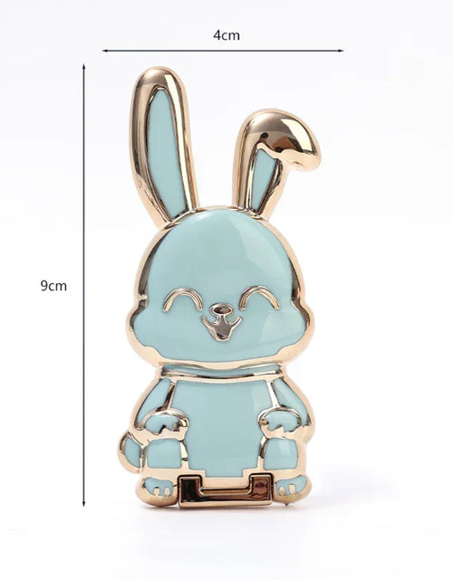 Load image into Gallery viewer, Universal Finger Ring Phone Holder Desktop Ultra-Thin Cartoon Rabbit Phone Stand Foldable Buckle Adhesive Pull Rod Support Frame 2668south
