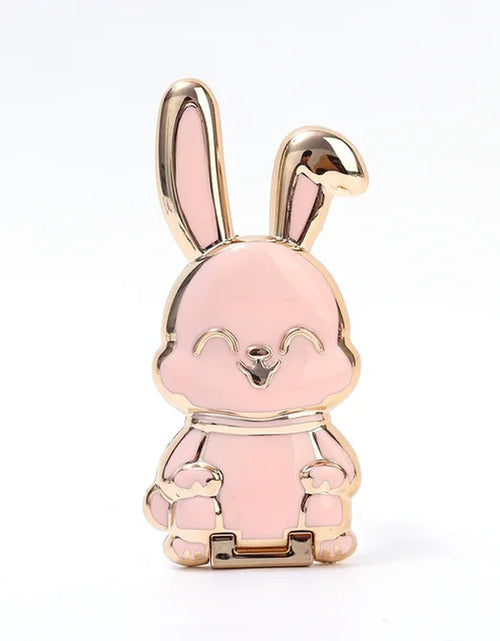 Load image into Gallery viewer, Universal Finger Ring Phone Holder Desktop Ultra-Thin Cartoon Rabbit Phone Stand Foldable Buckle Adhesive Pull Rod Support Frame 2668south
