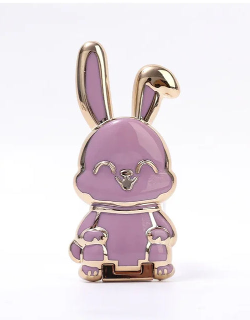 Load image into Gallery viewer, Universal Finger Ring Phone Holder Desktop Ultra-Thin Cartoon Rabbit Phone Stand Foldable Buckle Adhesive Pull Rod Support Frame 2668south
