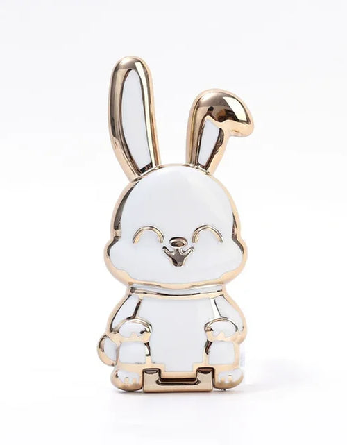 Load image into Gallery viewer, Universal Finger Ring Phone Holder Desktop Ultra-Thin Cartoon Rabbit Phone Stand Foldable Buckle Adhesive Pull Rod Support Frame 2668south
