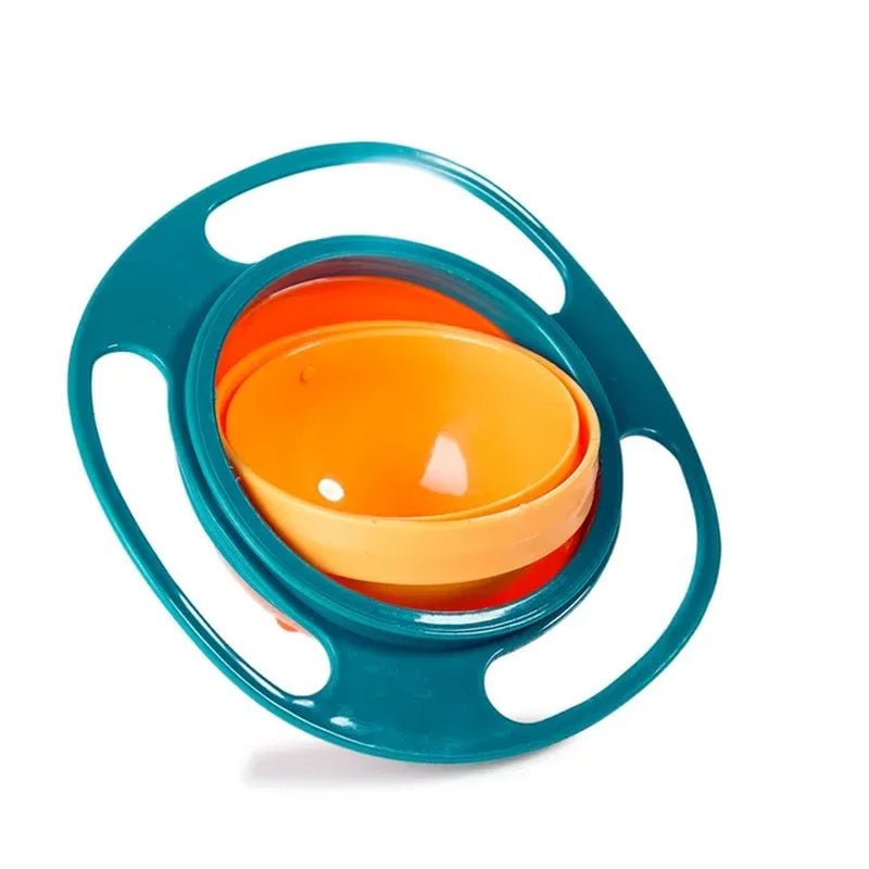 Universal Gyro Bowl Children Rotary Balance Novelty Gyro 360 Rotate Spill Proof Feeding Dishes Baby Training Rotary Balance Toy 2668south