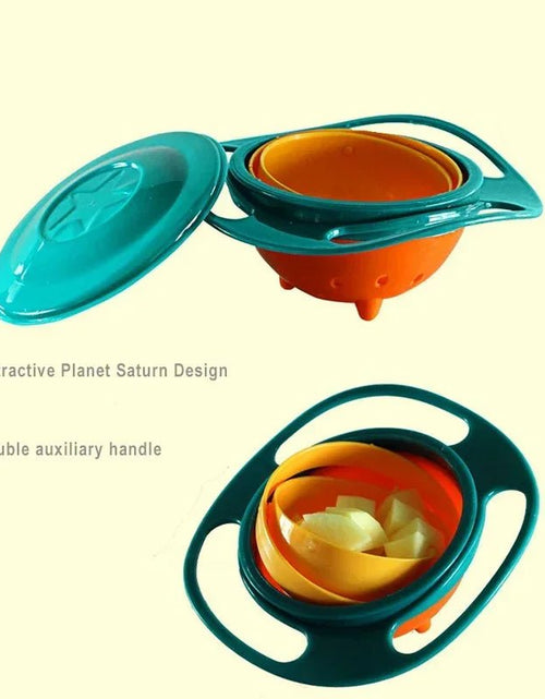 Load image into Gallery viewer, Universal Gyro Bowl Children Rotary Balance Novelty Gyro 360 Rotate Spill Proof Feeding Dishes Baby Training Rotary Balance Toy 2668south
