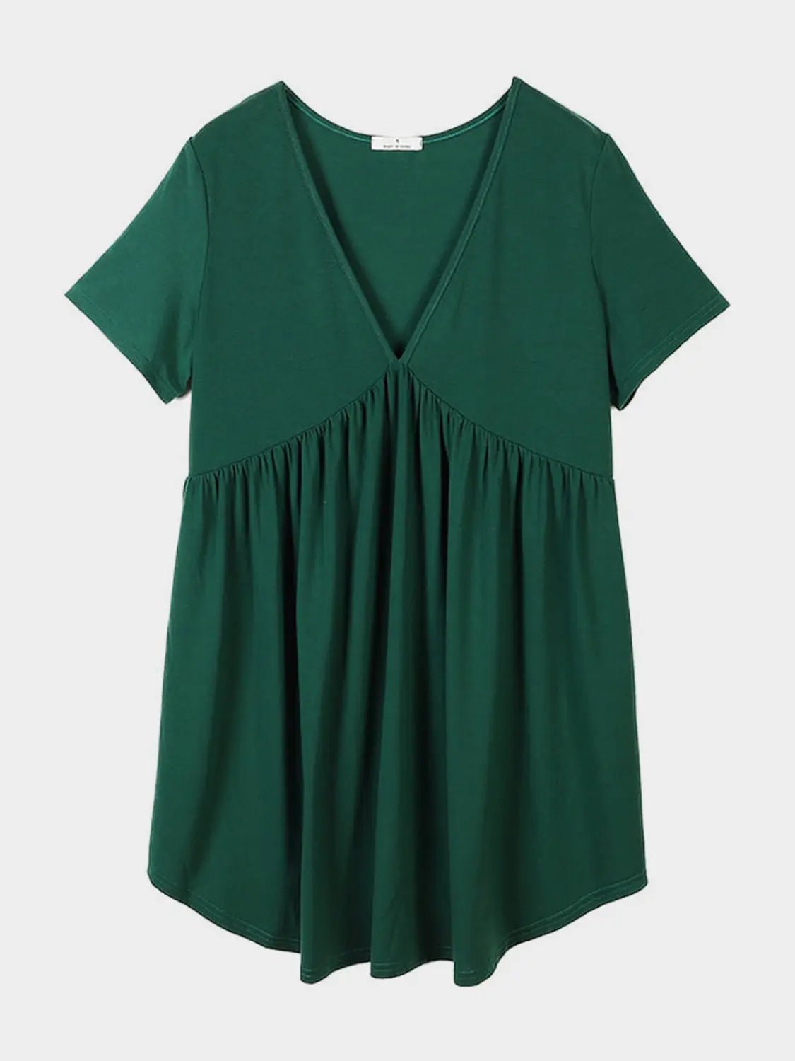 V-Neck Short Sleeve Lounge Dress 2668south