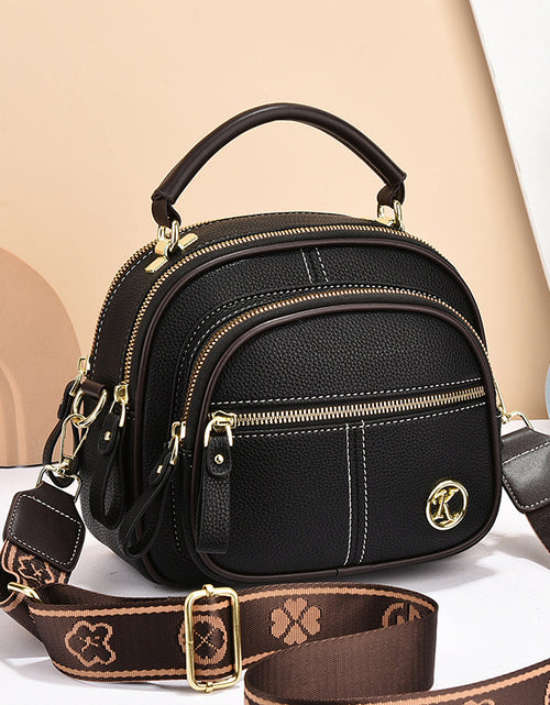 Load image into Gallery viewer, Versatile Crossbody Bag For Women Multi-zipper Design Shoulder Bags With Portable Fashion Handbags Small Square Bag 2668south
