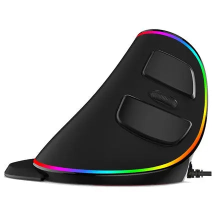 Load image into Gallery viewer, Vertical Ergonomic Snail RGB Anti-Mouse Hand Wired Mouse 2668south
