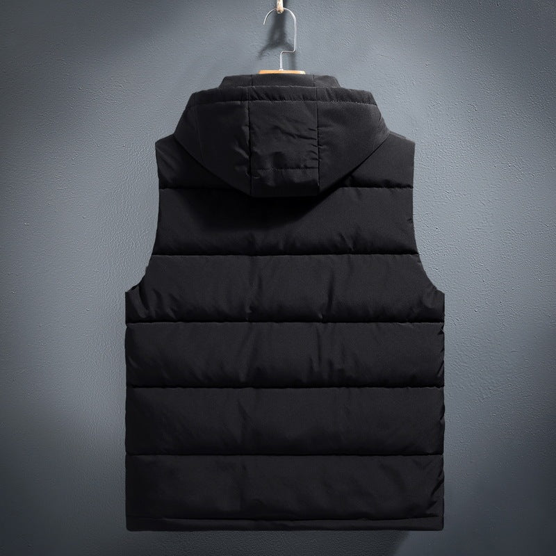 Vest Thickened Fleece-lined Warm Down Cotton Waistcoat 2668south