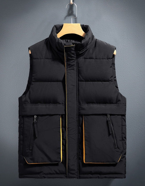 Load image into Gallery viewer, Vest Thickened Fleece-lined Warm Down Cotton Waistcoat 2668south
