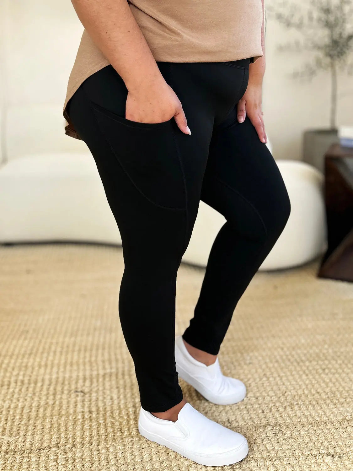 Wide Waistband Sports Leggings 2668south