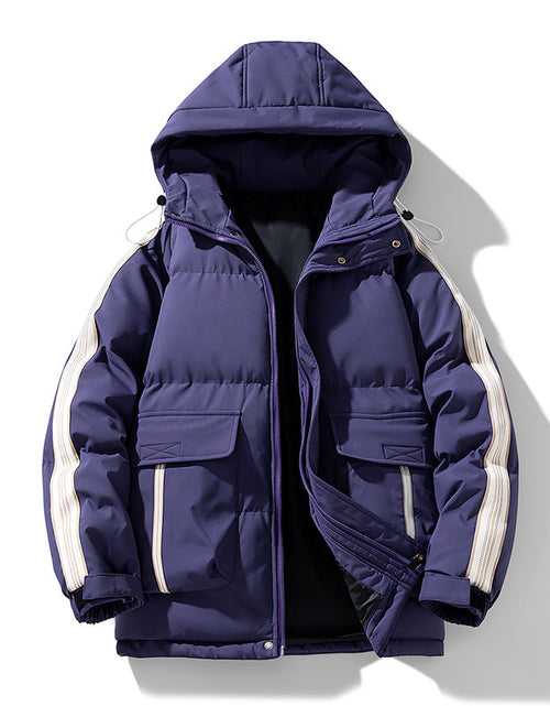 Load image into Gallery viewer, Winter Men&#39;s Cotton-padded Coat Outdoor Teen Hooded 2668south
