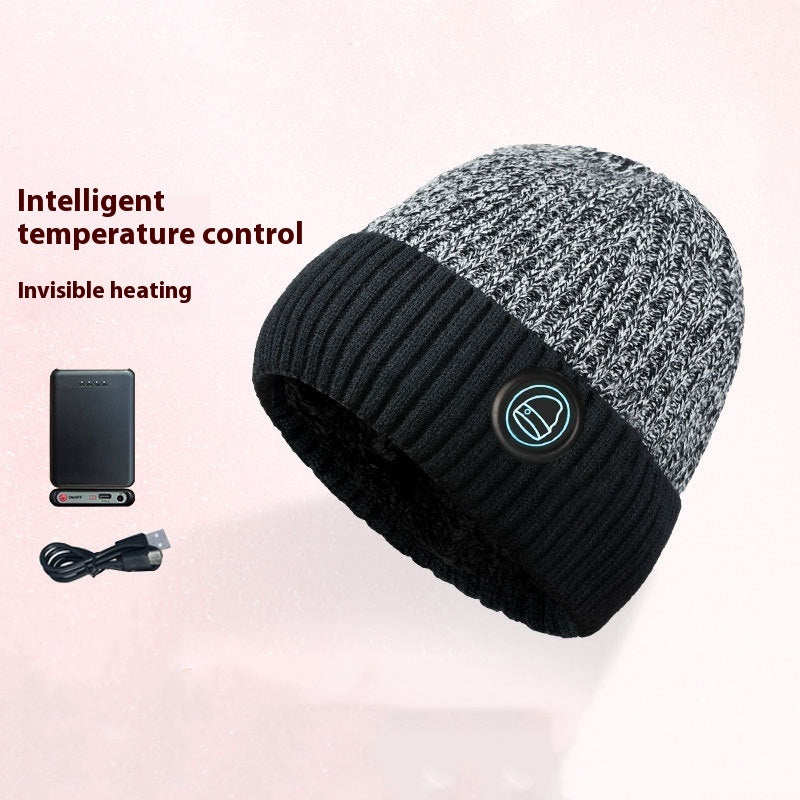 Winter Outdoors Ski Heating Hat Fleece-lined Heating Cap 2668south