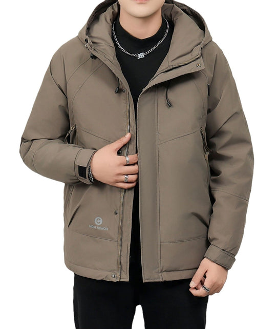 Load image into Gallery viewer, Winter Trendy Workwear Simple All-matching White Duck Down Jacket 2668south
