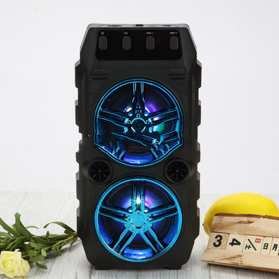 Wireless Bluetooth Speaker Dual Speakers Outdoor Portable Loud Speaker 2668south