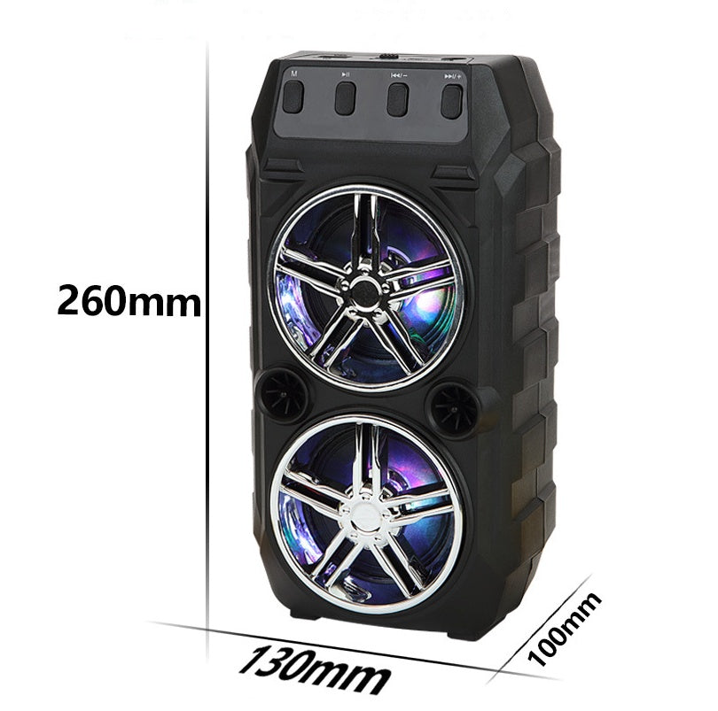 Wireless Bluetooth Speaker Dual Speakers Outdoor Portable Loud Speaker 2668south