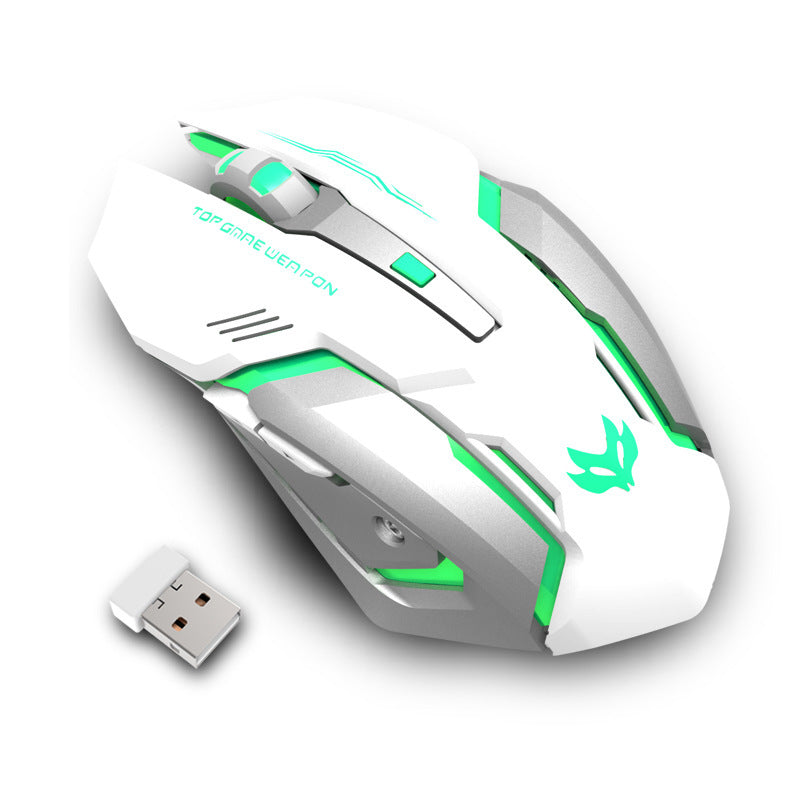 Wireless Charging Silent Gaming Mouse Machinery 2668south