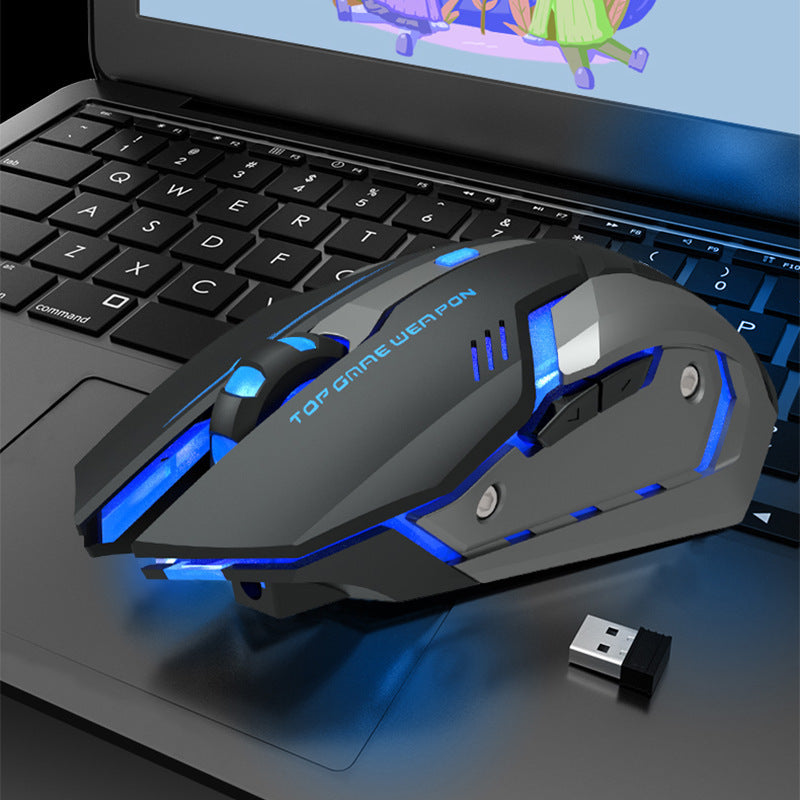 Wireless Charging Silent Gaming Mouse Machinery 2668south