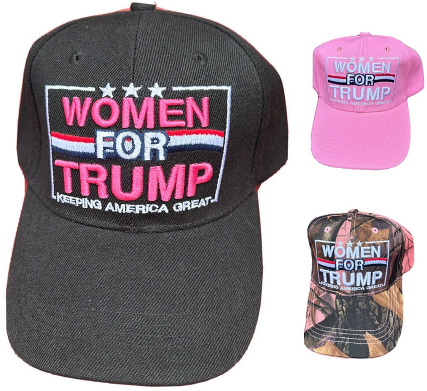 Women for Trump 2024 Cap Hat Keeping America Great Hat MAGA Hat 2668south