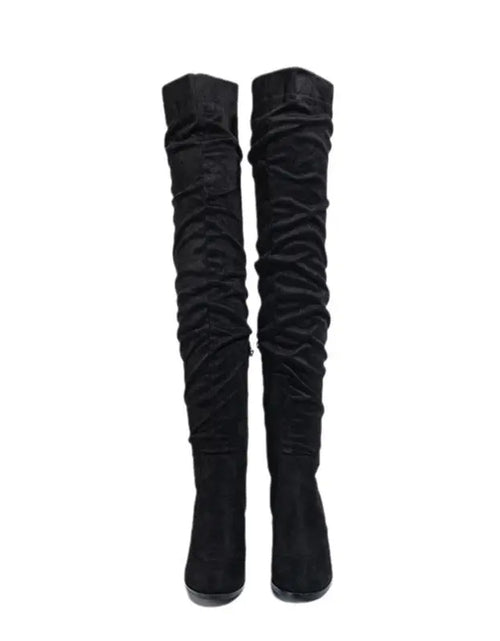 Load image into Gallery viewer, Women&#39;s Boots High-heeled Elastic Long Boots Over The Knee Boots 2668south
