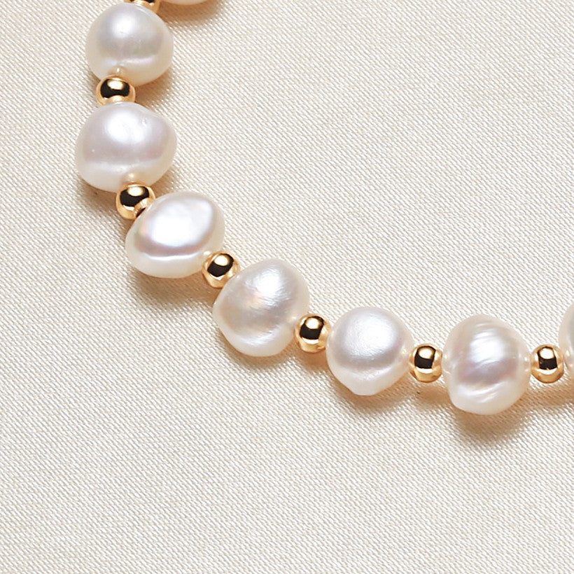 Women's Casual Fashion Freshwater Shaped Pearl Bracelet 2668south