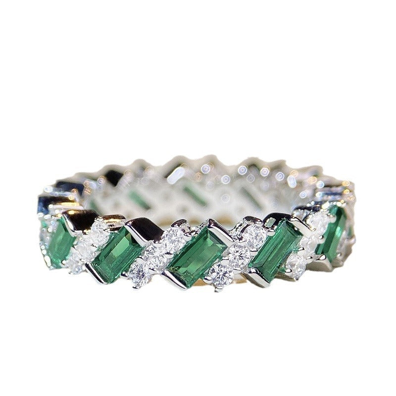 Women's Geometric Zircon Ring Fashion 2668south