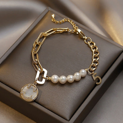 Women's Minimalist High-end Freshwater Pearl Bracelet 2668south