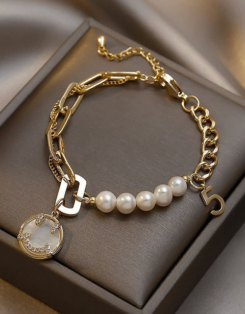 Load image into Gallery viewer, Women&#39;s Minimalist High-end Freshwater Pearl Bracelet 2668south
