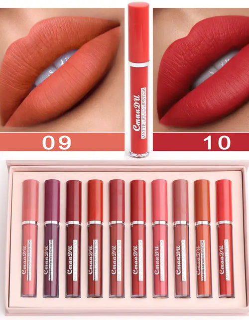 Load image into Gallery viewer, Women&#39;s Non-stick Cup Waterproof Matte Lipstick 2668south
