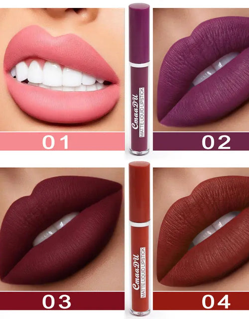 Load image into Gallery viewer, Women&#39;s Non-stick Cup Waterproof Matte Lipstick 2668south
