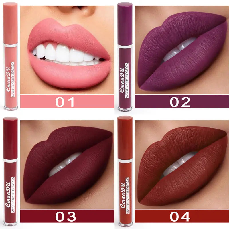 Women's Non-stick Cup Waterproof Matte Lipstick 2668south