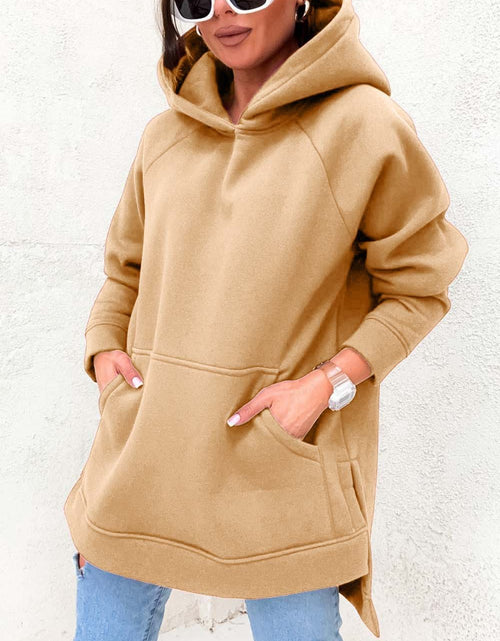 Load image into Gallery viewer, Women&#39;s Solid Color Hooded Casual Loose Sweater 2668south
