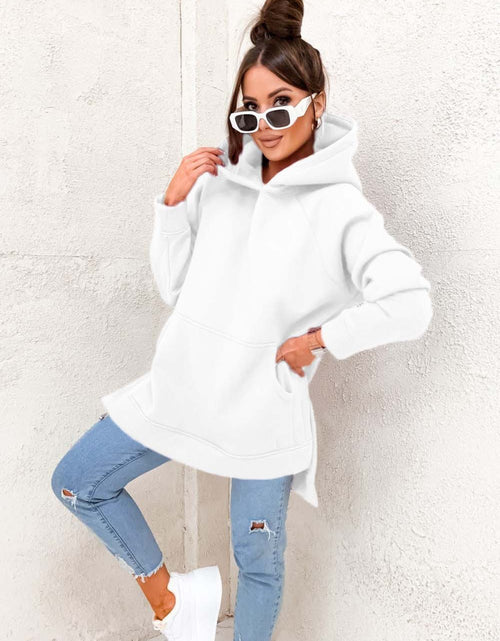 Load image into Gallery viewer, Women&#39;s Solid Color Hooded Casual Loose Sweater 2668south
