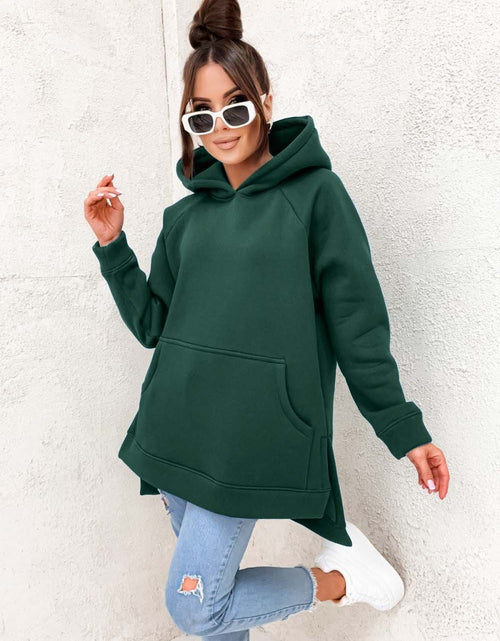 Load image into Gallery viewer, Women&#39;s Solid Color Hooded Casual Loose Sweater 2668south
