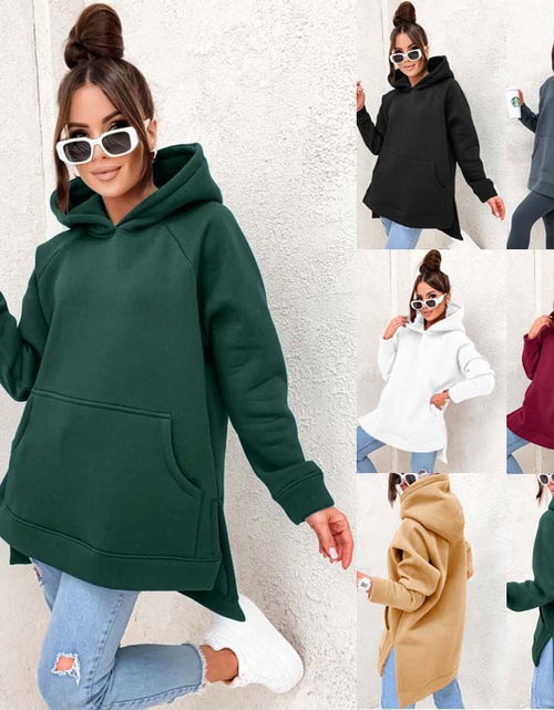 Load image into Gallery viewer, Women&#39;s Solid Color Hooded Casual Loose Sweater 2668south
